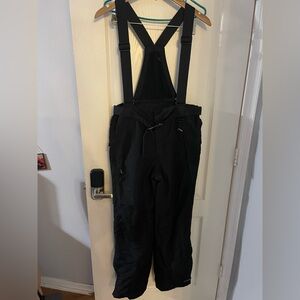 Men's Black Ski & Snowboard Bib Pants